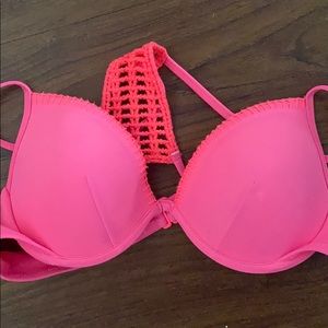 Victoria’s Secret bathing suit top hot pink